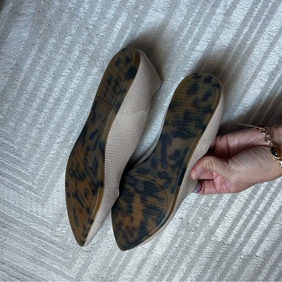 Rothy's Women's Taupe Pointed Flats - Picture 3 of 4